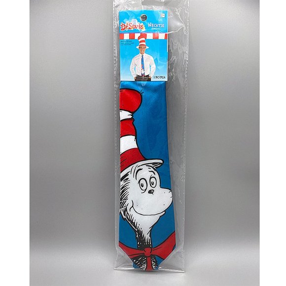 Dr. Seuss ~ The Cat In The Hat ~ Novelty Necktie - Picture 2 of 7